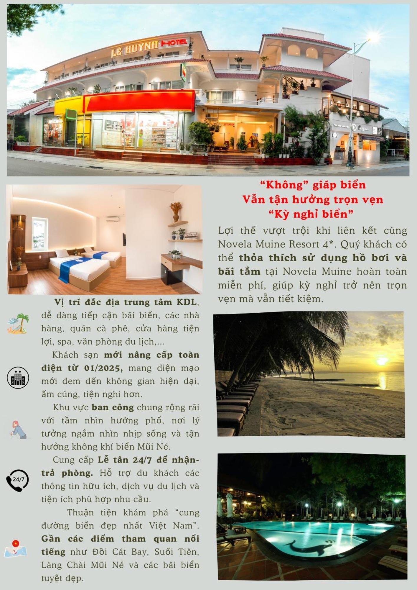 Le Huynh Mui Ne Hotel Экстерьер фото